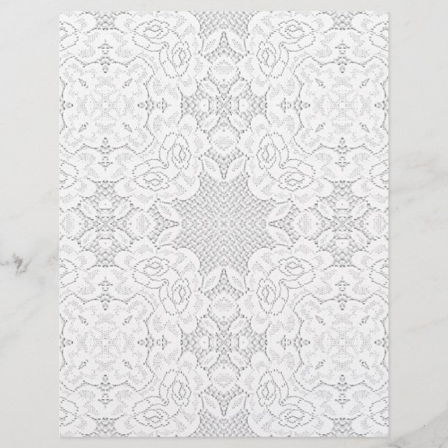 Vintage White Em Papel Letreiro De Cor Branca (Frente)