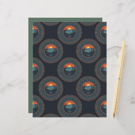 Vintage Wilderness Bolinhas Sunset Mandala