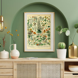 Vintage Wils Flowers Poster
