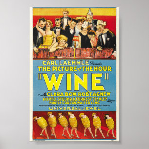 Vintage Wine - Poster