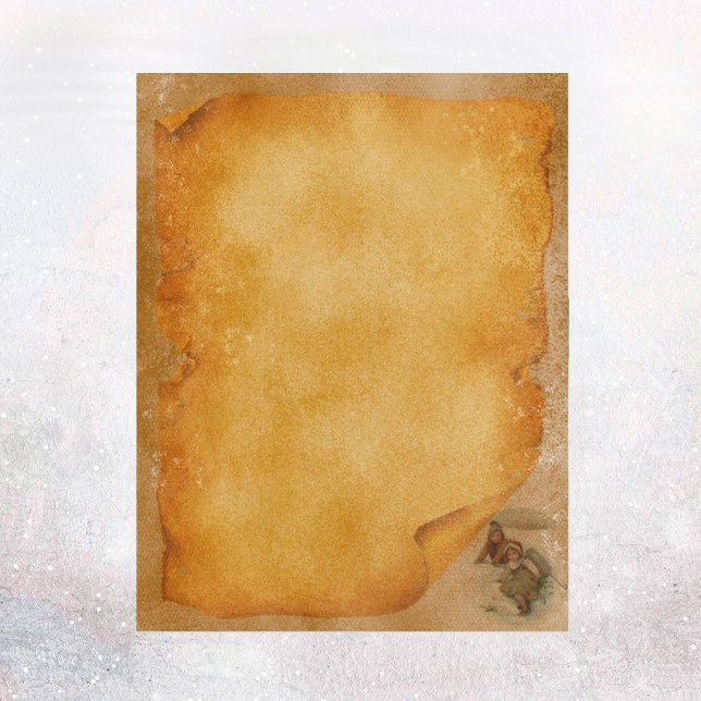 Vintage Winter Scrapbook Paper (Criador carregado)