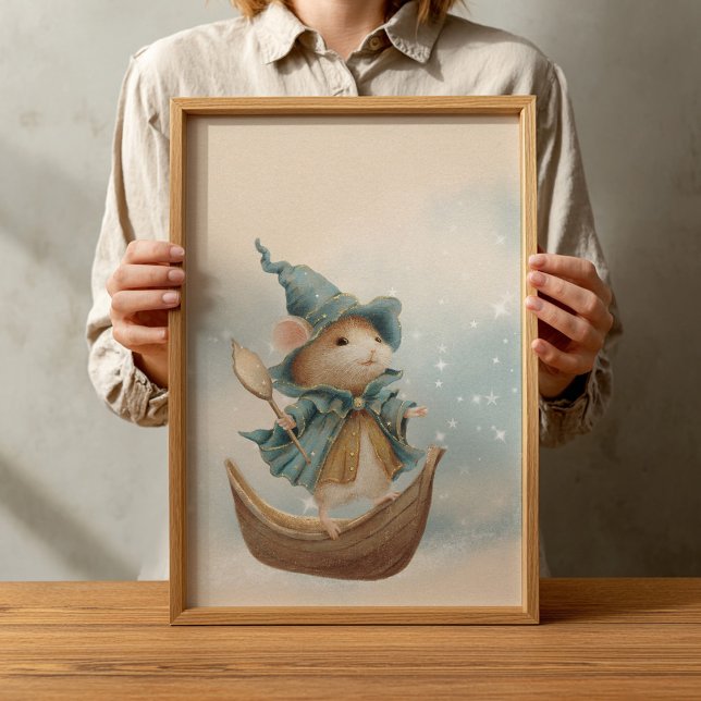 Vintage Woodland Animal Nursersery Poster (Criador carregado)