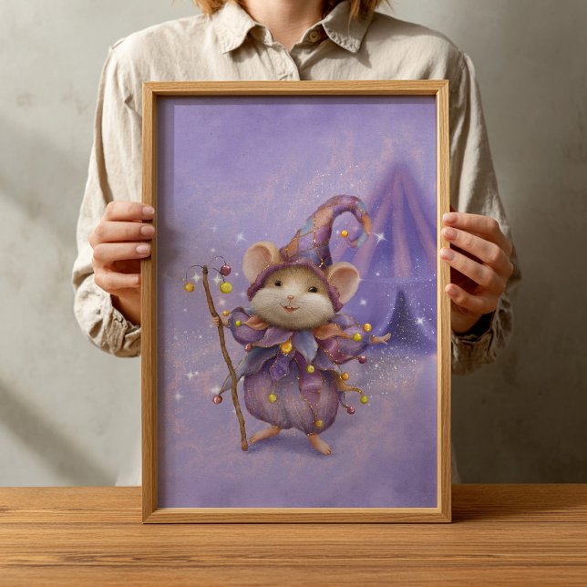 Vintage Woodland Animal Nursersery Poster (Criador carregado)