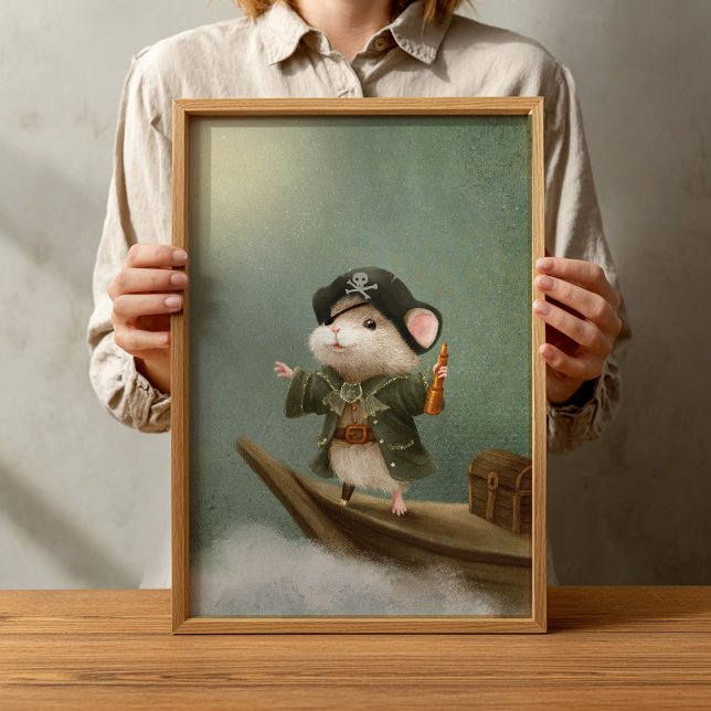 Vintage Woodland Animal Nursersery Poster (Criador carregado)