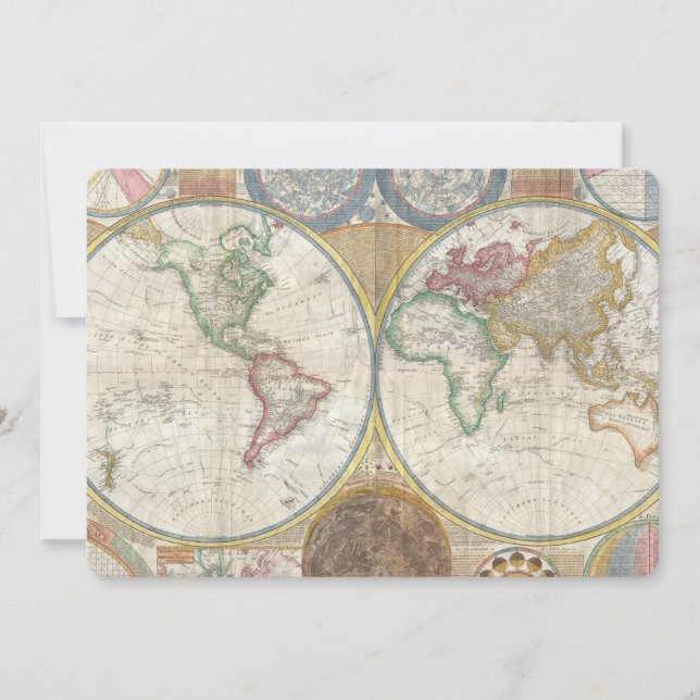Vintage WORLD MAP (Frente)