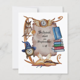 Vintagem de aquarela mágica