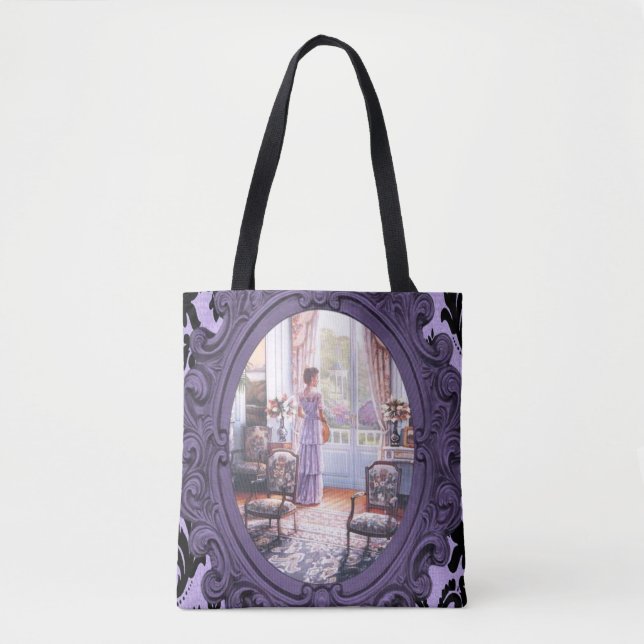 vintagem do saco de tote (Frente)
