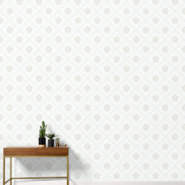 Vintagem prateada de 2' x 12' Texturizada Papel de