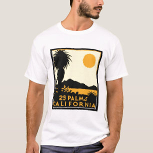 Vinte e nove camisetas das palmas