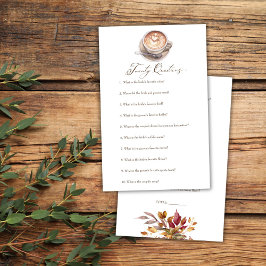 Vinte questões o amor está criando jogo de chá de 