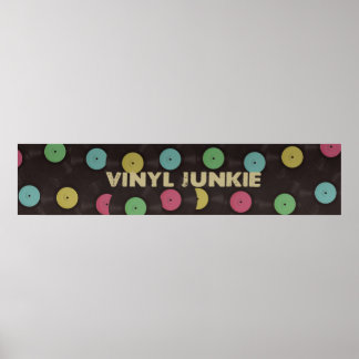 Vinyl Junkie Poster