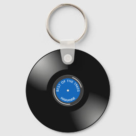 Vinyl Record Album Design Chaveiro