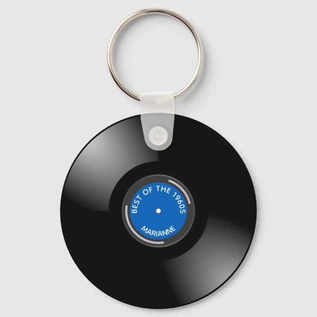 Vinyl Record Album Design Chaveiro (Frente)