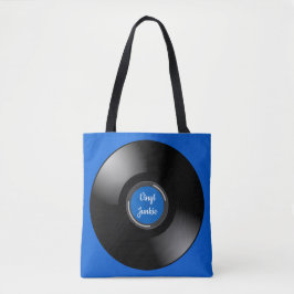 Vinyl Record Album Design Tote Bag