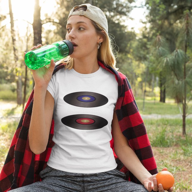 Vinyl Records Womens T-Shirt (Criador carregado)