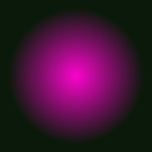 VIOLA BLACK Gradient Original Stretch Canvas RV