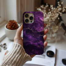 Violet Obscura Luxo Mármore Roxo Fundo Dourado