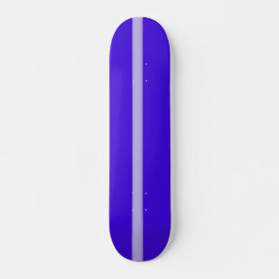 Violeta Azul de Deck de skate com Stripe Branca