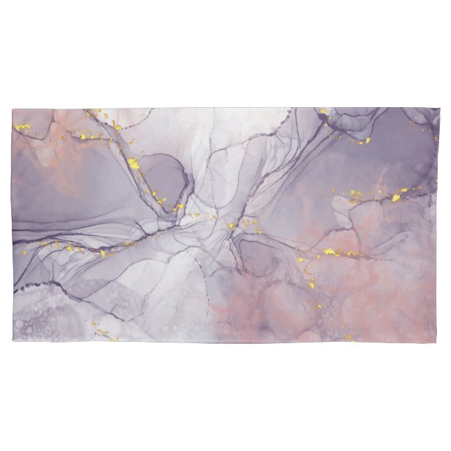 Violeta e Dourado Marble (Frente)