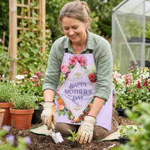Violeta Jardim de Flores com Floreio em Aquarela V