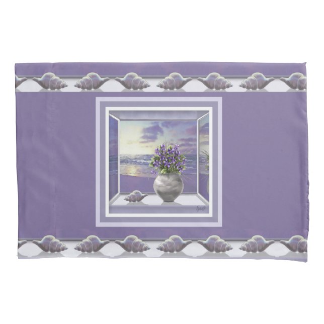 violetas em vidro luar (Frente)