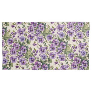 Violetas roxas em branco