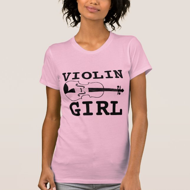VIOLIN GIRL T-SHIRTS (Frente)