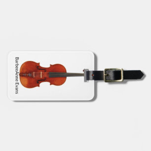 Violin Personalize Tag de Bagagem