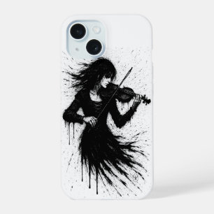 Violinista Nascido da Tinta na Tempestade de Som