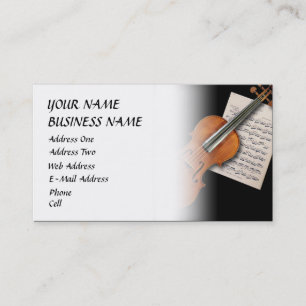 Violino - cartão de indústria musical