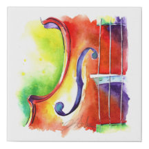 Violino de Morango - Molho de canvas para orquestr