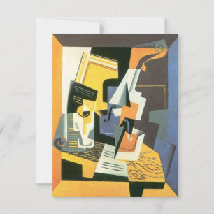 Violino e Copo de Juan Gris, Cubismo Antigo