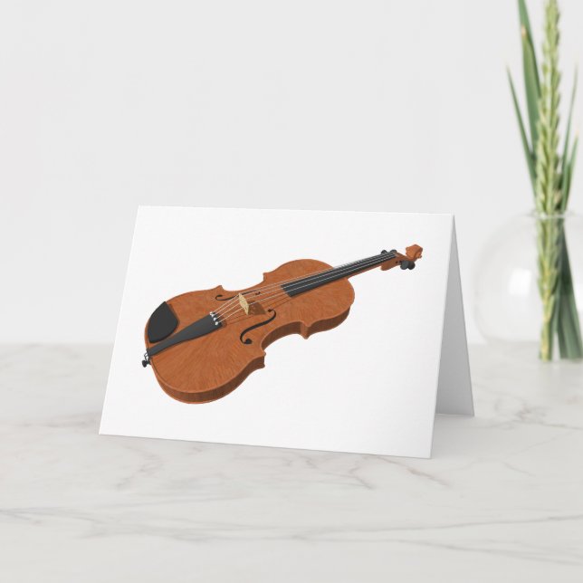 Violino: modelo 3D: (Frente)
