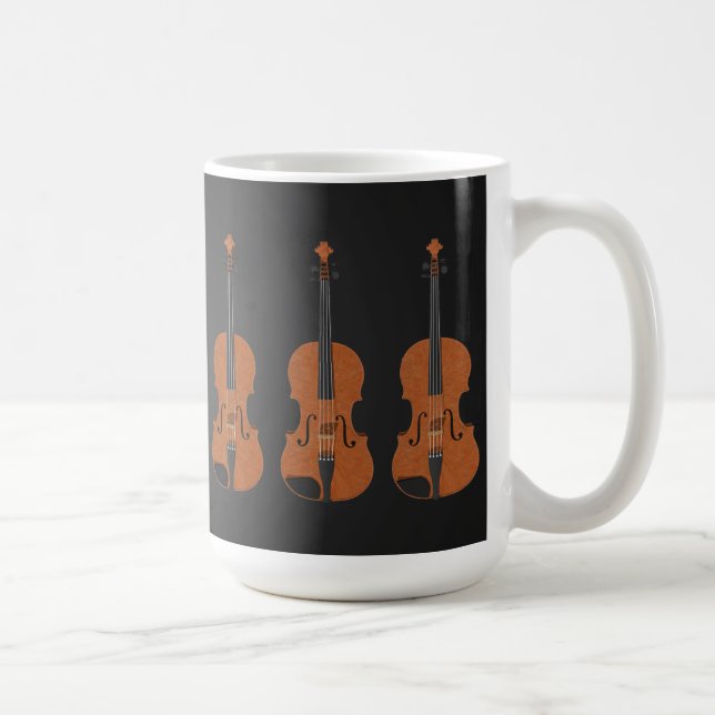 Violino: modelo 3D: Caneca de café (Direita)