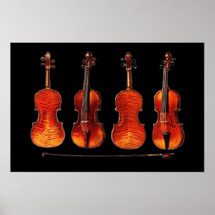 violinos de stradivarius e poster de arco DE 8,99