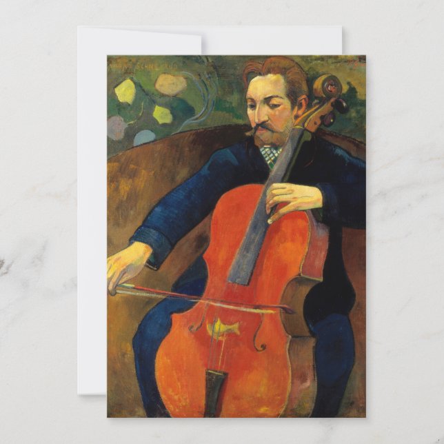 Violoncellist Schneklud | Paul Gauguin (Frente)