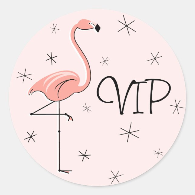 Vip adesivo Flamingo Pink (Frente)