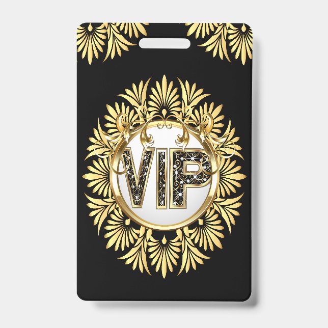VIP - Consulte Crachá traseiro (Frente)