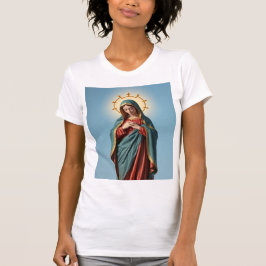 Virgem Abençoada Maria Camiseta feminina