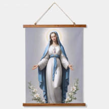 Virgem Abençoada Mary Católica Cristã Prendendo Ta