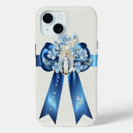 Virgem Abençoada Mary Floral Religiosa