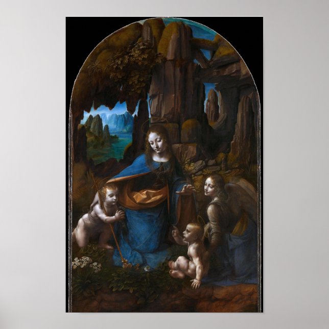 Virgem das Rochas - Galeria Nacional - Poster (Frente)