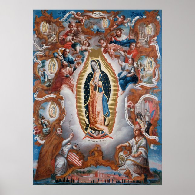 "Virgem de Guadalupe", poster (Frente)