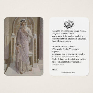 Virgem espanhola Maria Oradora Memórias Sagradas
