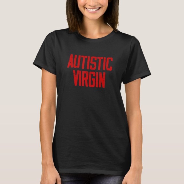 Virgem Incrista Camisa Roupa do Autismo Virg (Frente)