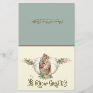 Virgem Maria Jesus Comunhão Espiritual Aniversário