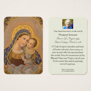 Virgem Maria Jesus Conselheiro Funeral Religioso