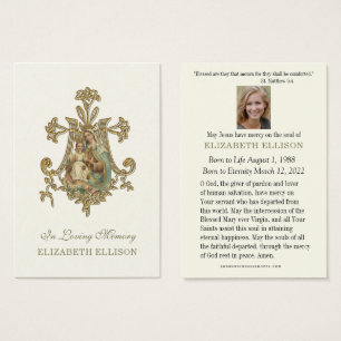 Virgem Maria MONT CARMEL Oração Funeral