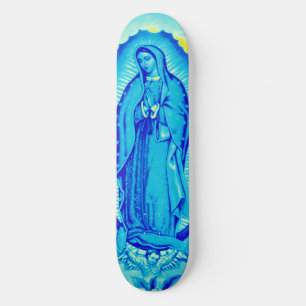 Virgem Maria Skate Deck Azul