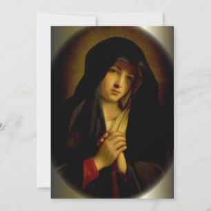 Virgem Maria Triste com Mãos Dobradas